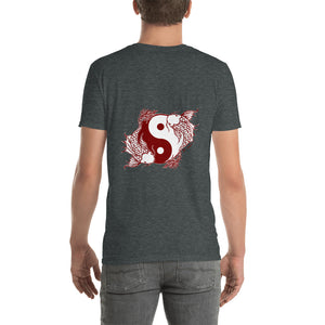 Yin Yang Koi Short-Sleeve Unisex T-Shirt