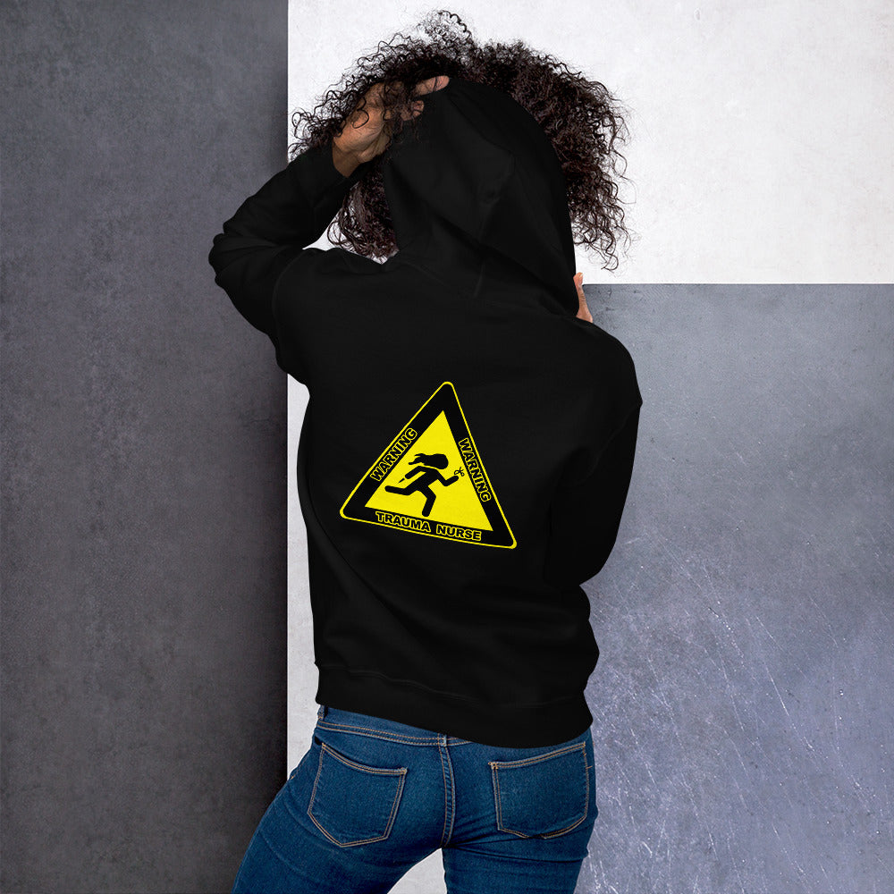 Woman's Trauma Nurse Crossing Pullover Hoodie