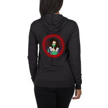 Load image into Gallery viewer, Vfib Jiynxd Dark Hair/Light Skin Unisex zip hoodie
