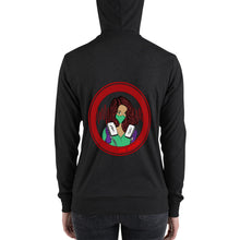 Load image into Gallery viewer, Vfib Jiynxd Red Hair/Lt. Brown Skin Unisex zip hoodie
