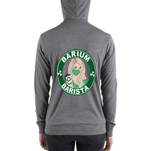 Barium Barista Blonde Unisex zip hoodie