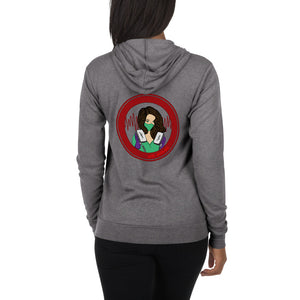 Vfib Jiynxd Dark Hair/Light Skin Unisex zip hoodie