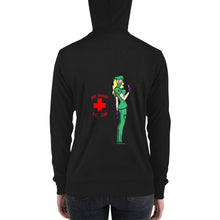 Load image into Gallery viewer, Dr. Jiynxd (Blonde) Unisex zip hoodie
