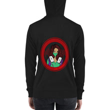 Load image into Gallery viewer, Vfib Jiynxd Red Hair/Lt. Brown Skin Unisex zip hoodie
