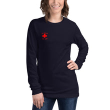 Load image into Gallery viewer, Woman&#39;s Trauma Nurse Crossing Long Sleeve Tee
