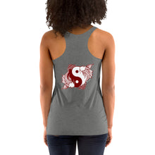 Load image into Gallery viewer, Yin Yang Koi Fish Women&#39;s Racerback Tank
