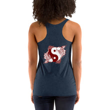 Load image into Gallery viewer, Yin Yang Koi Fish Women&#39;s Racerback Tank
